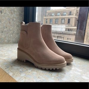 COPY - Dolce Vita Huey Booties in Blush Suede